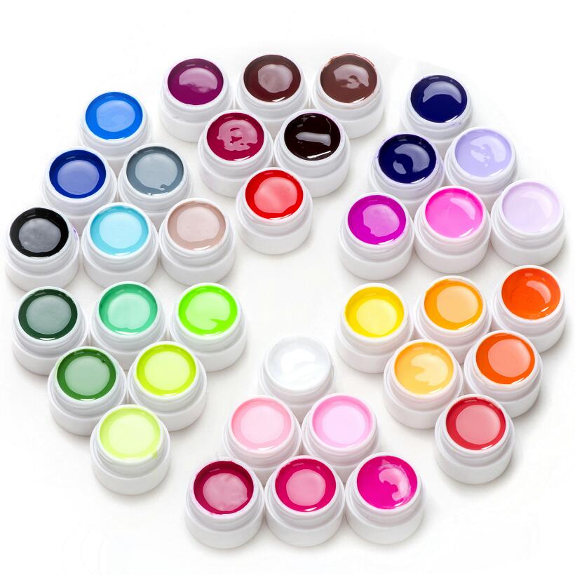 36Pcs Soak Off LED UV Gel Nail Polish Pure Color
