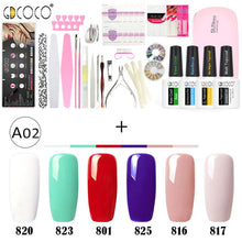 Load image into Gallery viewer, GDCOCO Full Manicure Nail Art File Soak Off UV LED