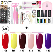 Load image into Gallery viewer, GDCOCO Full Manicure Nail Art File Soak Off UV LED