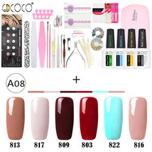 Load image into Gallery viewer, GDCOCO Full Manicure Nail Art File Soak Off UV LED