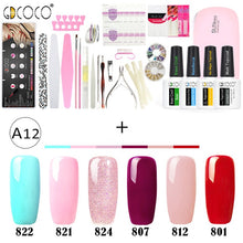 Load image into Gallery viewer, GDCOCO Full Manicure Nail Art File Soak Off UV LED