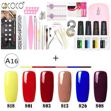 Load image into Gallery viewer, GDCOCO Full Manicure Nail Art File Soak Off UV LED